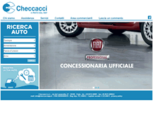 Tablet Screenshot of checcaccispa.it